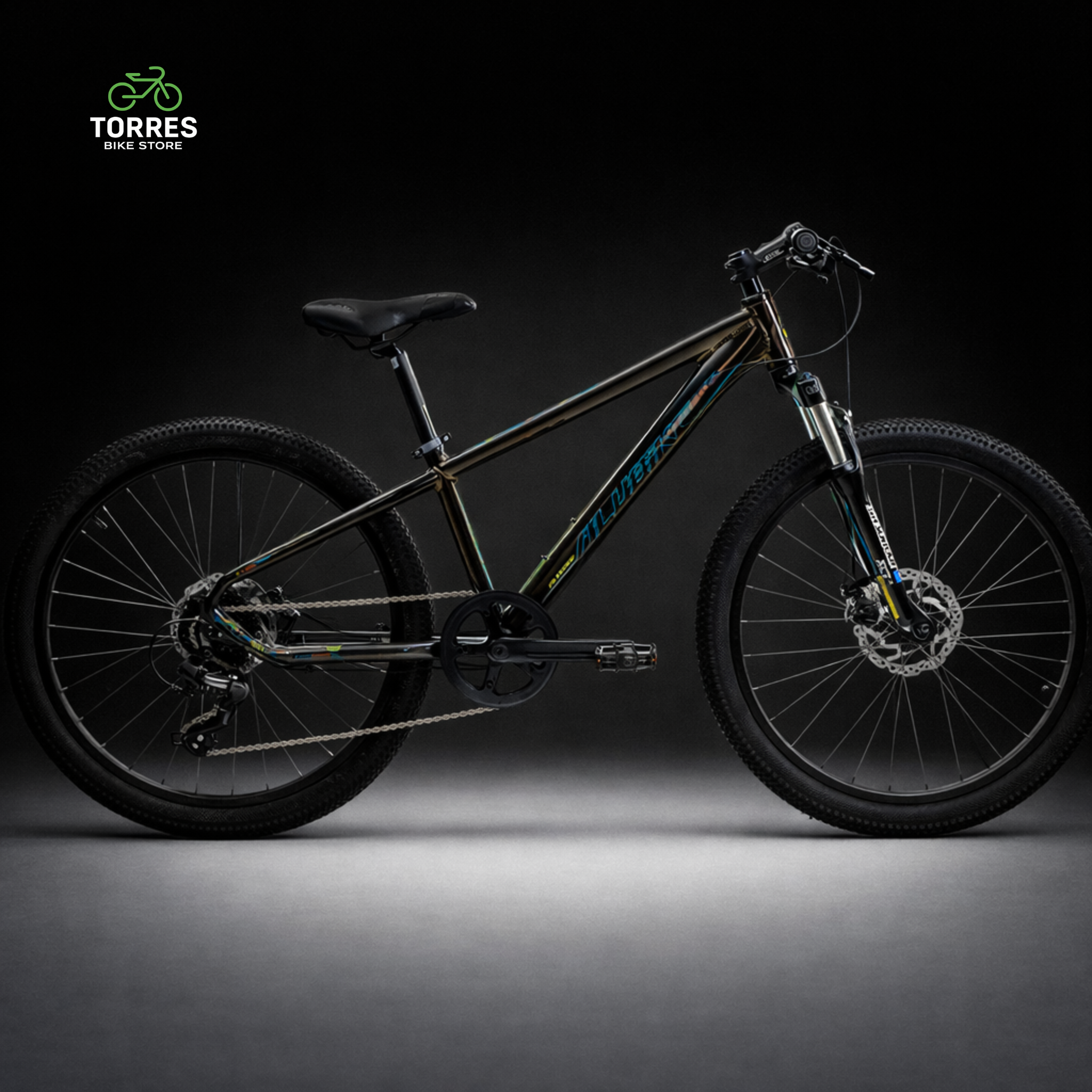 Bicicleta 24 Alubike Sierra 8 vel. Negro