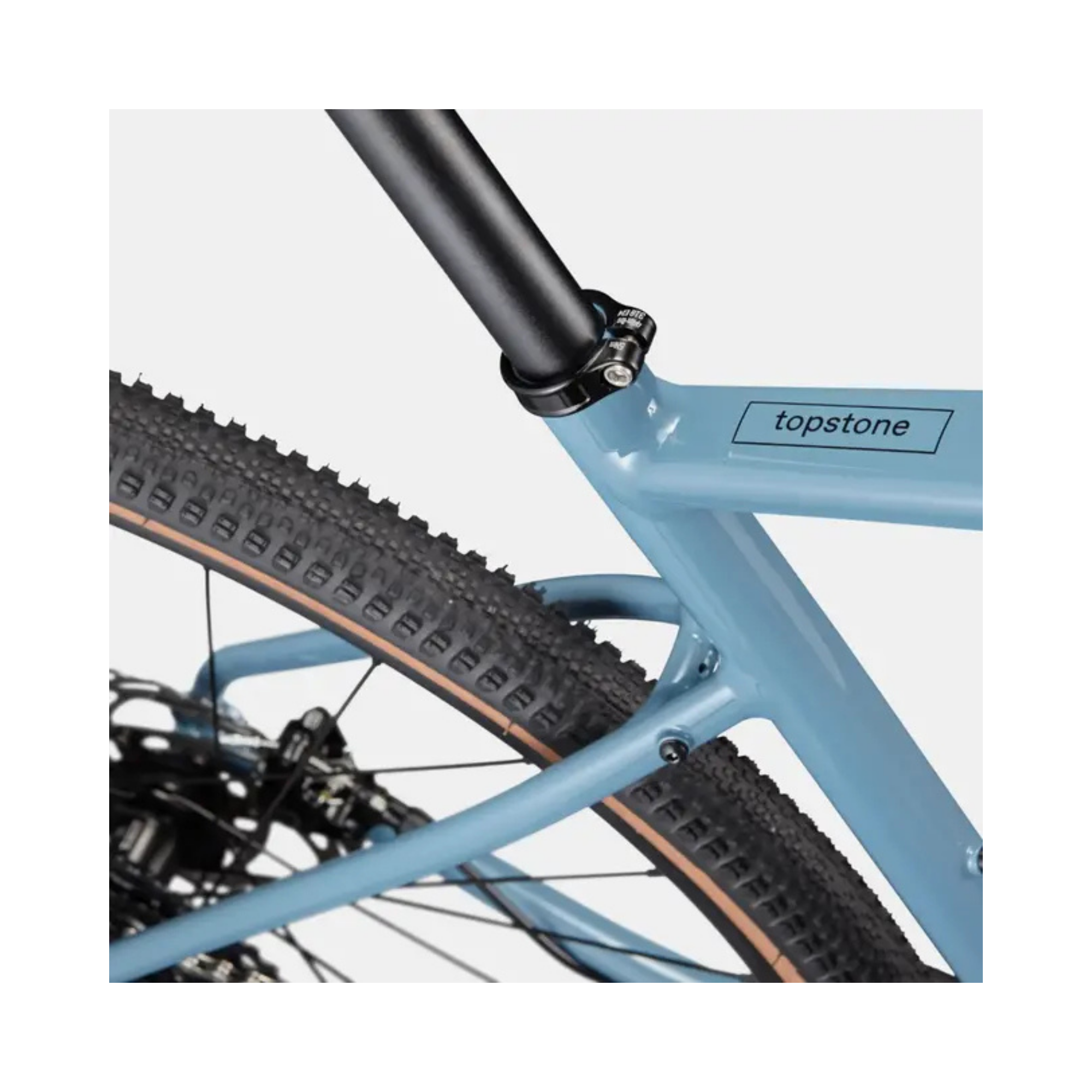 Bicicleta Gravel Cannondale Topstone 3 Storm Cloud 1x Rodada 700C microSHIFT Sword 10 Velocidades