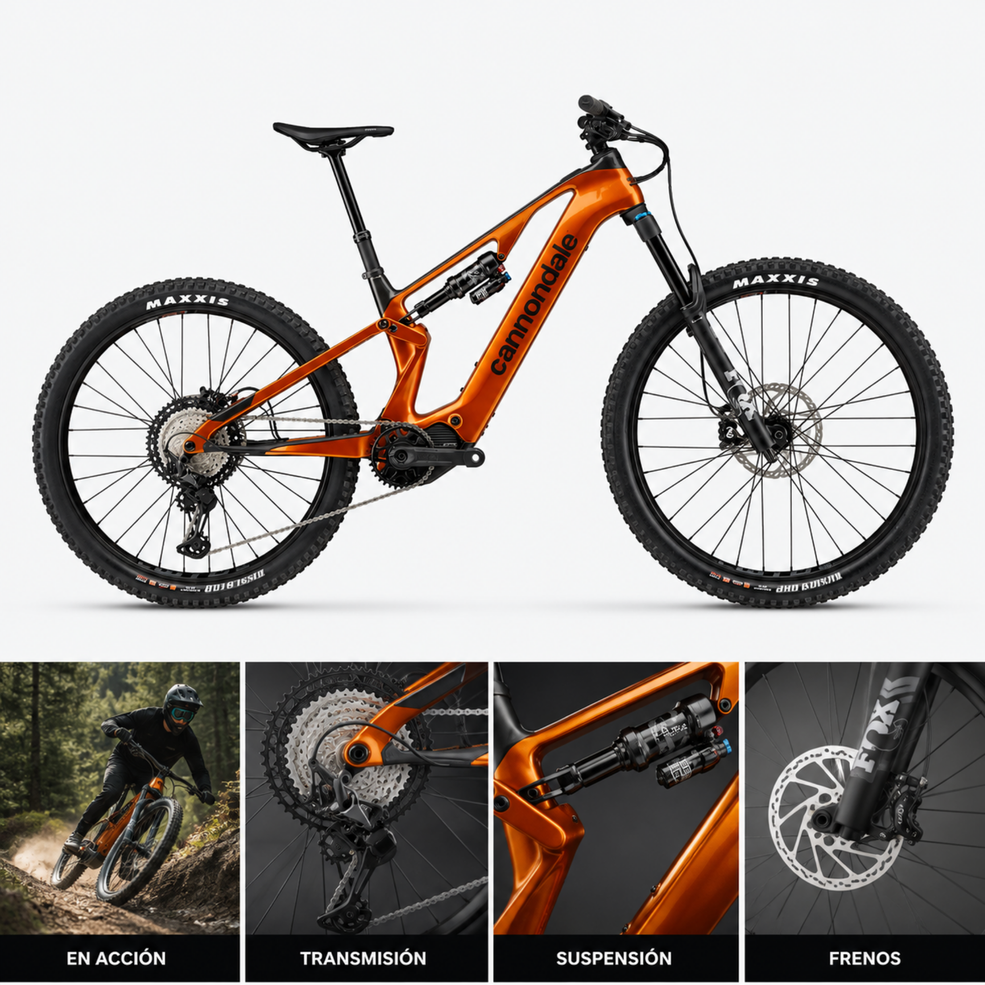 Bicicleta Eléctrica de Montaña Moterra SL 2 Carbon - Shimano EP801 | Cannondale